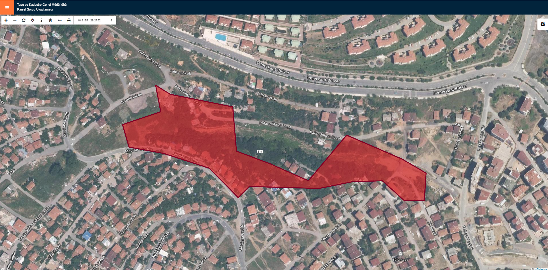 PEND?K ?EYHL? MAH. YATIRIMLIK FIRSAT 216 M² SATILIK ARSA